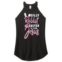 Cute Silly Rabbit Easter Is For Jesus Christians Women’s Perfect Tri Rocker Tank