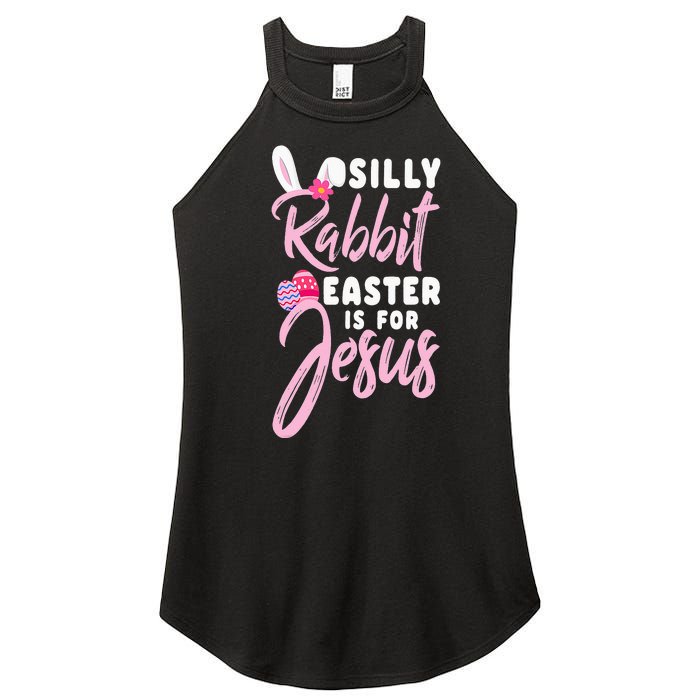 Cute Silly Rabbit Easter Is For Jesus Christians Women’s Perfect Tri Rocker Tank