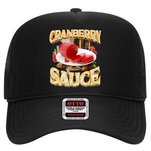 Cranberry Sauce Rap High Crown Mesh Back Trucker Hat