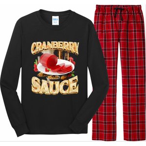 Cranberry Sauce Rap Long Sleeve Pajama Set