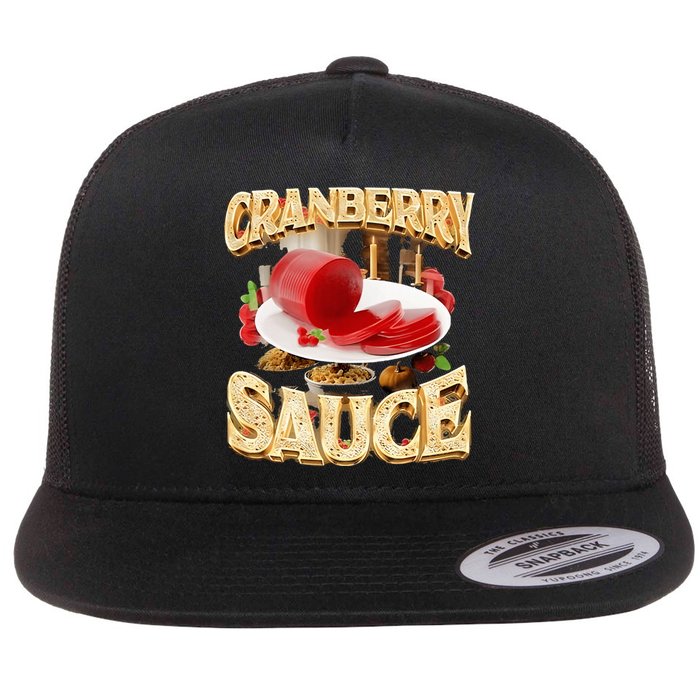 Cranberry Sauce Rap Flat Bill Trucker Hat