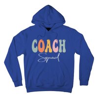 Coach Squad Retro Groovy Vintage Happy First Day Of School Gift Hoodie