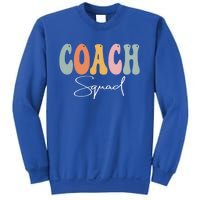 Coach Squad Retro Groovy Vintage Happy First Day Of School Gift Sweatshirt