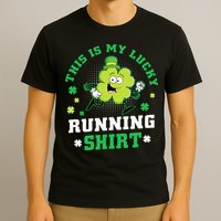 Cute Shamrock Running St Patricks Day Lucky Running Team T-Shirt