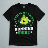 Cute Shamrock Running St Patricks Day Lucky Running Team T-Shirt