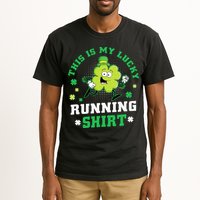 Cute Shamrock Running St Patricks Day Lucky Running Team Tall T-Shirt