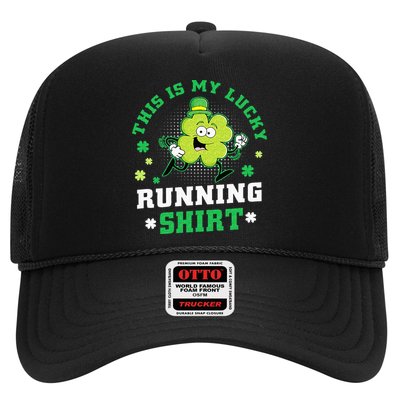 Cute Shamrock Running St Patricks Day Lucky Running Team Hat