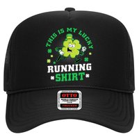 Cute Shamrock Running St Patricks Day Lucky Running Team Hat