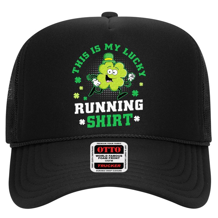 Cute Shamrock Running St Patricks Day Lucky Running Team Hat
