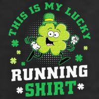 Cute Shamrock Running St Patricks Day Lucky Running Team Hat