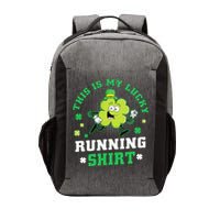 Cute Shamrock Running St Patricks Day Lucky Running Team Vector Backpack