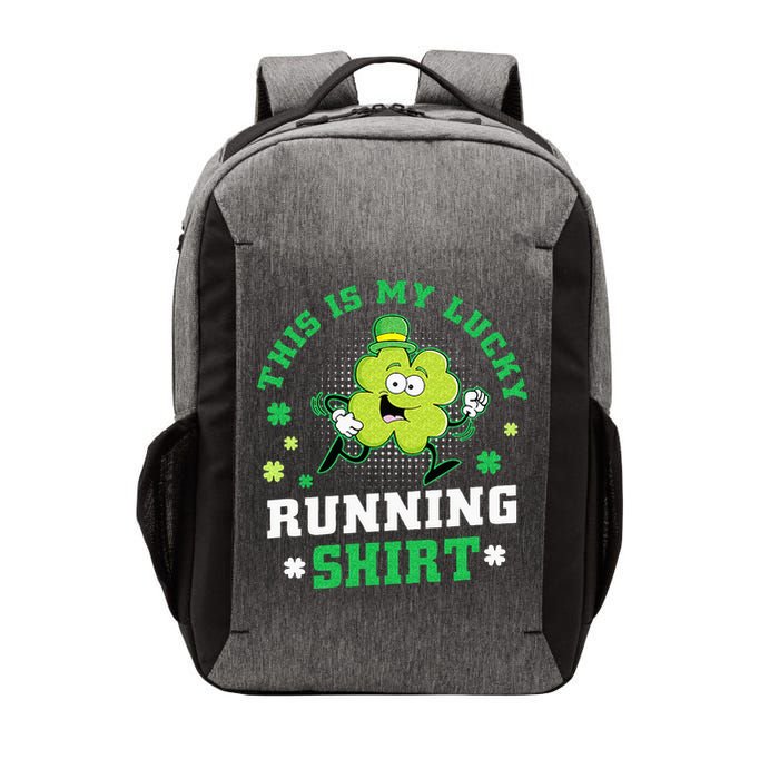 Cute Shamrock Running St Patricks Day Lucky Running Team Vector Backpack