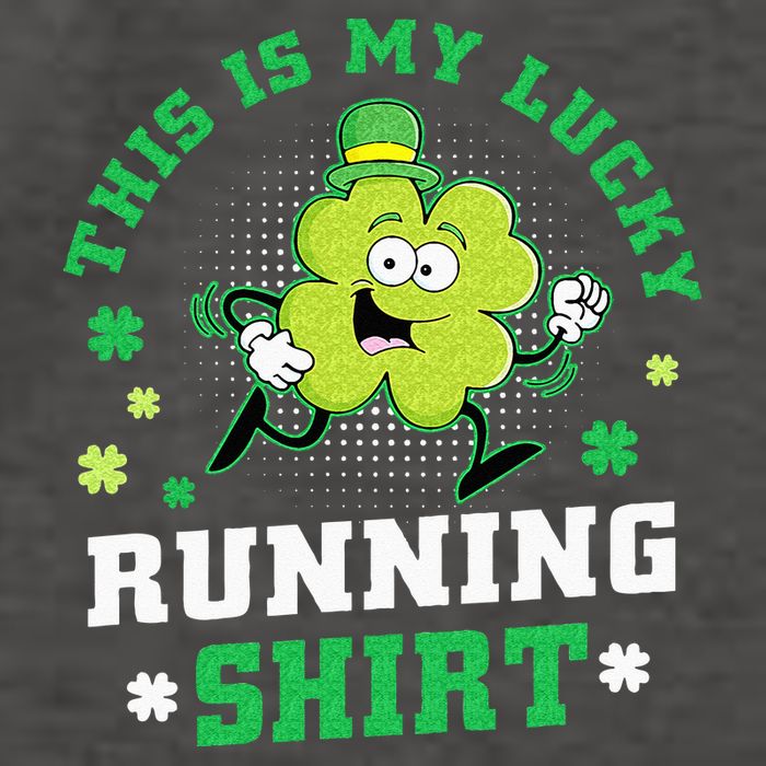 Cute Shamrock Running St Patricks Day Lucky Running Team Vector Backpack