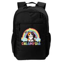 Chlamydia Survivor Rainbow Funny Humor Cat Specific Meme Backpack