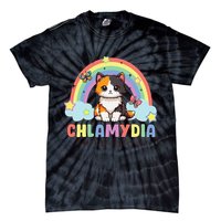 Chlamydia Survivor Rainbow Funny Humor Cat Specific Meme Tie-Dye T-Shirt
