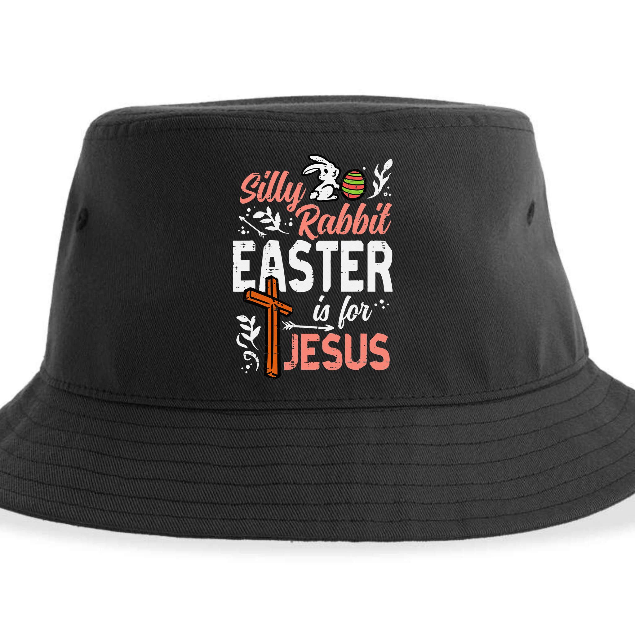 Christian Silly Rabbit Easter For Jesus Sustainable Bucket Hat