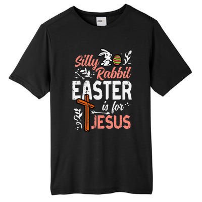 Christian Silly Rabbit Easter For Jesus Tall Fusion ChromaSoft Performance T-Shirt