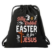 Christian Silly Rabbit Easter For Jesus Drawstring Bag