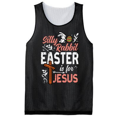 Christian Silly Rabbit Easter For Jesus Mesh Reversible Basketball Jersey Tank