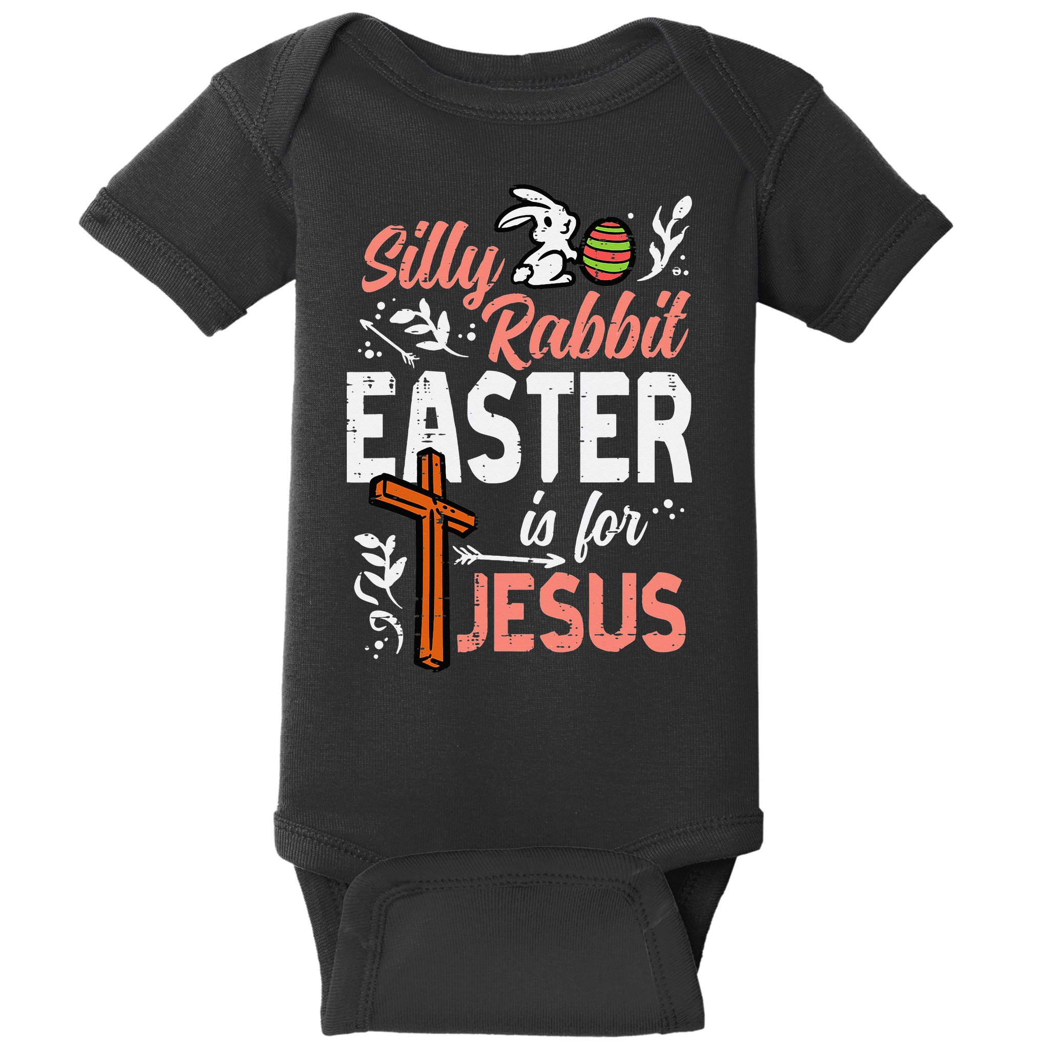 Christian Silly Rabbit Easter For Jesus Baby Bodysuit
