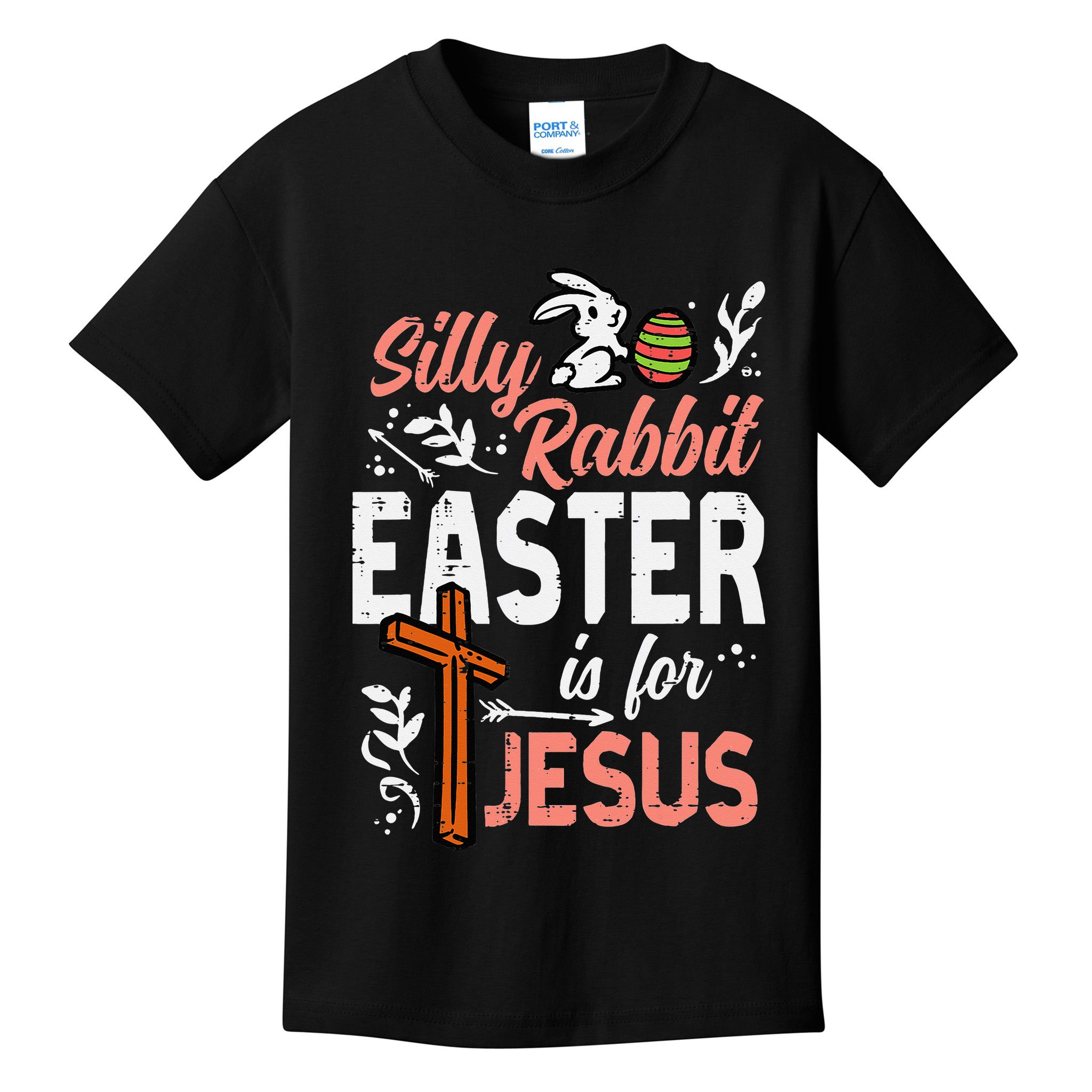 Christian Silly Rabbit Easter For Jesus Kids T-Shirt