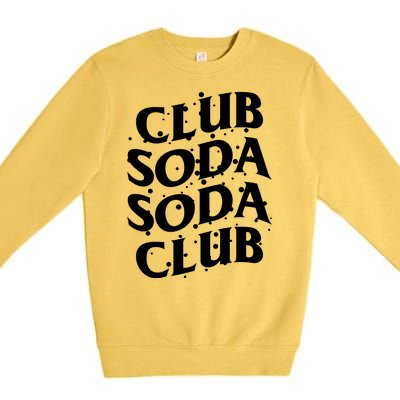 Club Soda Retro Premium Crewneck Sweatshirt