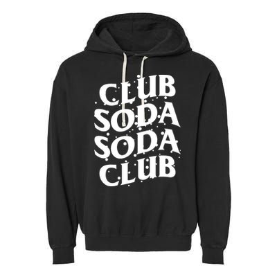 Club Soda Retro Garment-Dyed Fleece Hoodie