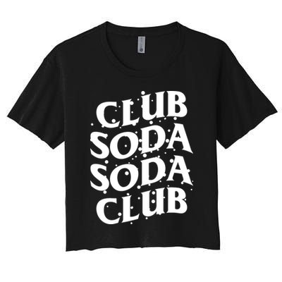 Club Soda Retro Crop Top
