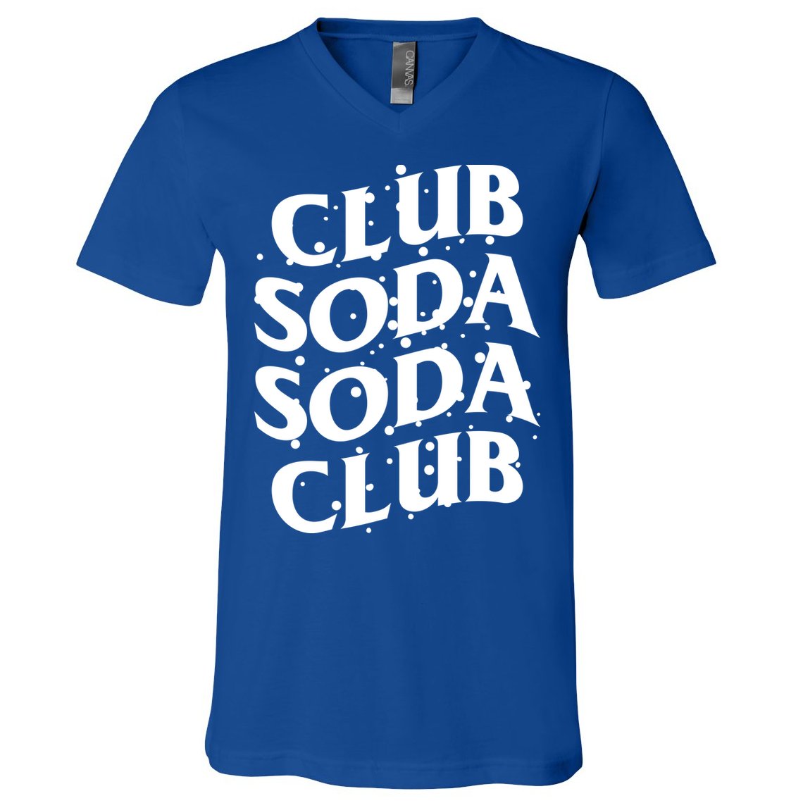 Club Soda Retro V-Neck T-Shirt