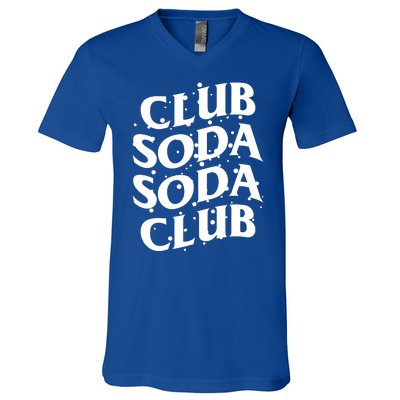 Club Soda Retro V-Neck T-Shirt