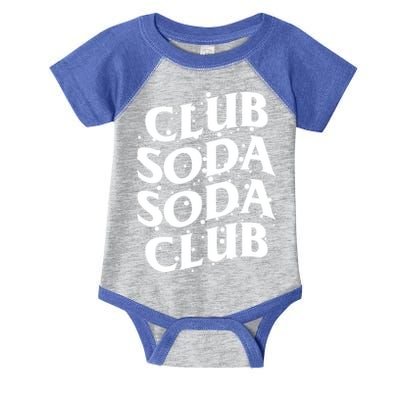 Club Soda Retro Infant Baby Jersey Bodysuit
