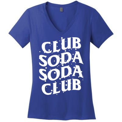 Club Soda Retro Women's V-Neck T-Shirt