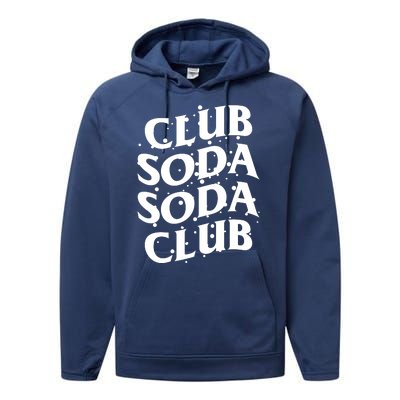 Club Soda Retro Performance Fleece Hoodie