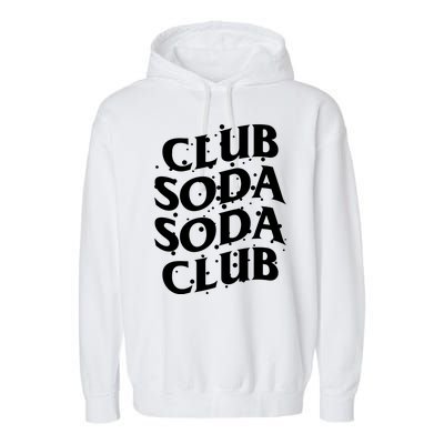 Club Soda Retro Garment-Dyed Fleece Hoodie