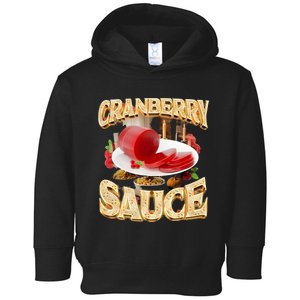 Cranberry Sauce Rap Funny Toddler Hoodie