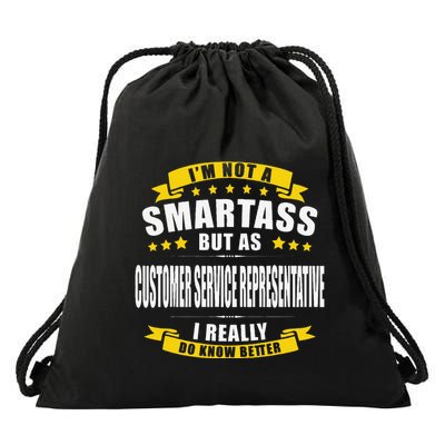 Customer Service Representative Funny Drawstring Bag