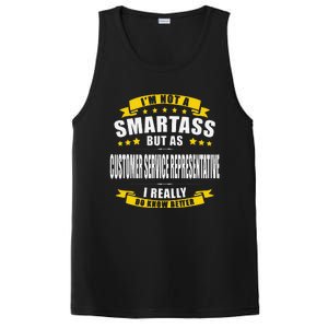 Customer Service Representative Funny PosiCharge Competitor Tank