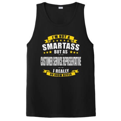 Customer Service Representative Funny PosiCharge Competitor Tank