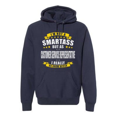 Customer Service Representative Funny Premium Hoodie