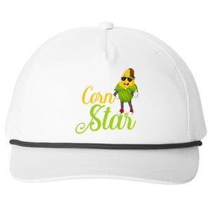 Corn Star Rancher Barnyard Harvest Farming Barn Cattle Gift Snapback Five-Panel Rope Hat