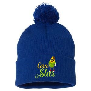 Corn Star Rancher Barnyard Harvest Farming Barn Cattle Gift Pom Pom 12in Knit Beanie