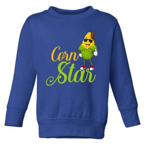 Corn Star Rancher Barnyard Harvest Farming Barn Cattle Gift Toddler Sweatshirt