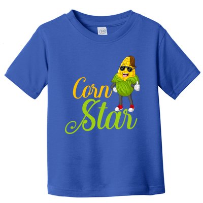 Corn Star Rancher Barnyard Harvest Farming Barn Cattle Gift Toddler T-Shirt