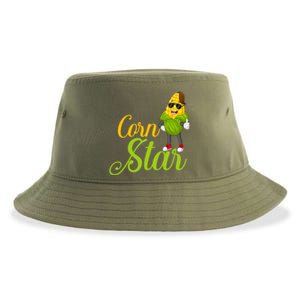 Corn Star Rancher Barnyard Harvest Farming Barn Cattle Gift Sustainable Bucket Hat