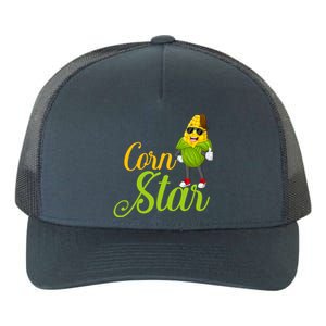 Corn Star Rancher Barnyard Harvest Farming Barn Cattle Gift Yupoong Adult 5-Panel Trucker Hat