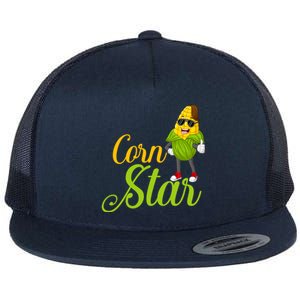 Corn Star Rancher Barnyard Harvest Farming Barn Cattle Gift Flat Bill Trucker Hat