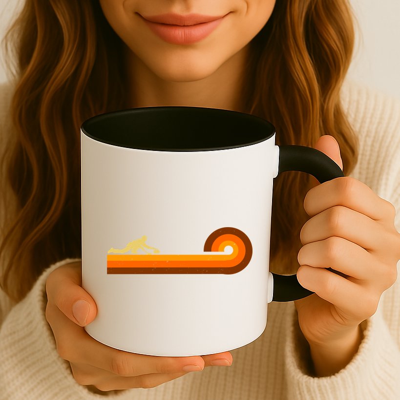 Curl Sport Retro Vintage Sunset Mug