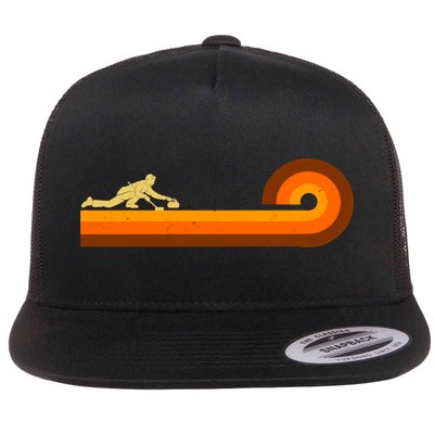 Curl Sport Retro Vintage Sunset Flatbill Hat