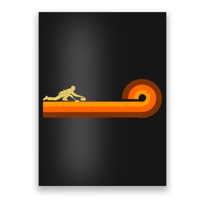 Curl Sport Retro Vintage Sunset Poster