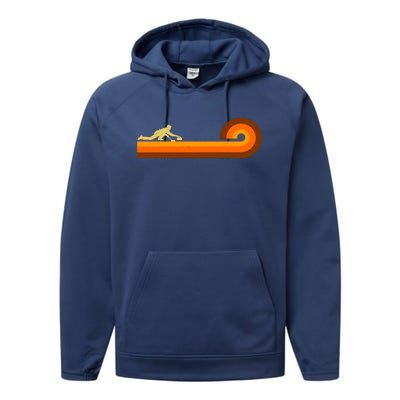 Curl Sport Retro Vintage Sunset Performance Fleece Hoodie